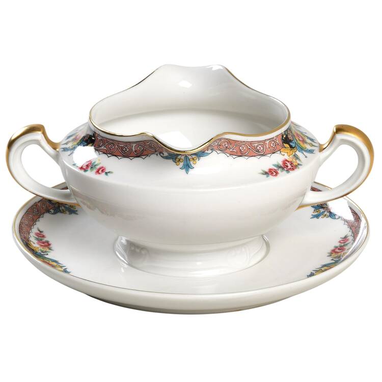 Geneva Gravy Boat with Attached Underplate