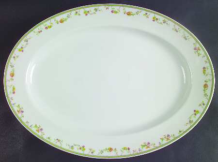 Genevieve 16" Oval Serving Platter