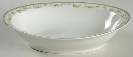 Genevieve 10" Oval Vegetable Bowl