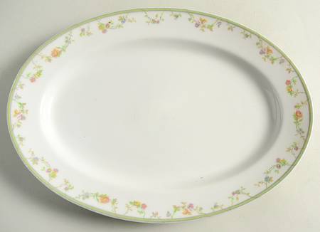 Genevieve 11" Oval Serving Platter