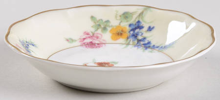 Gladiola (Cream Background) Fruit/Dessert (Sauce) Bowl by Haviland
