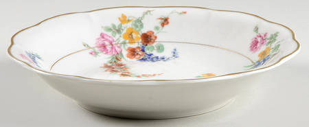 Gladiola (White Background) Coupe Soup Bowl