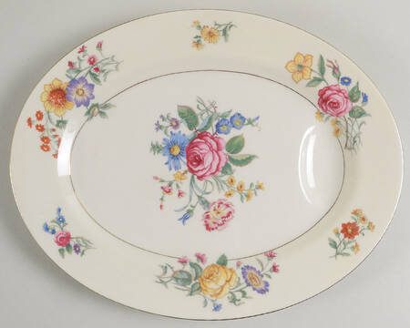 Glendale 11" Oval Serving Platter