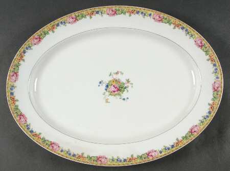Gloria (France) 16" Oval Serving Platter