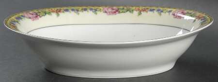 Gloria (France) 9" Oval Vegetable Bowl