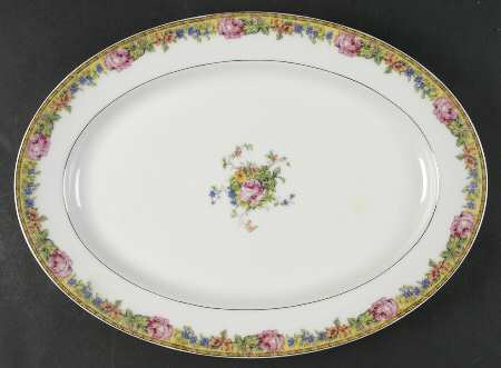 Gloria (France) 13" Oval Serving Platter