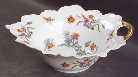 Golden Quail 8" Leaf Bowl