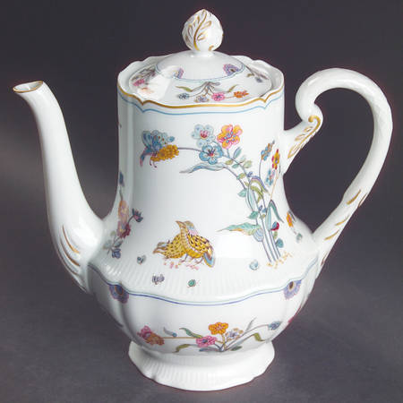 Golden Quail Small Coffee Pot & Lid