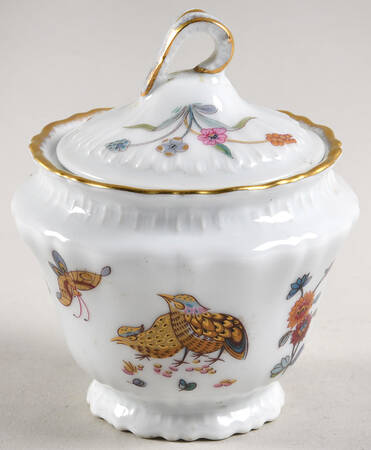 Golden Quail Mini Sugar Bowl & Lid