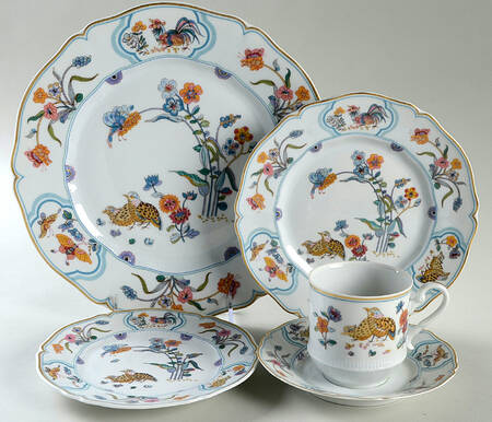 Golden Quail 40 Piece Estate Set