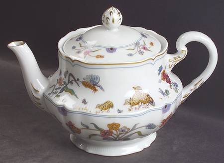 Golden Quail Teapot & Lid