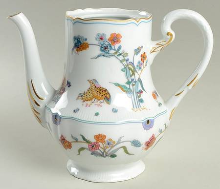 Golden Quail Coffee Pot No Lid