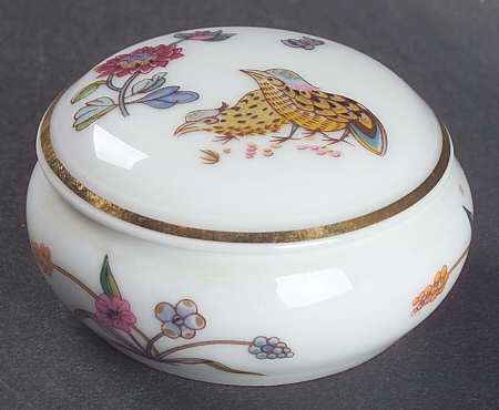 Golden Quail 2" Round Box & Lid