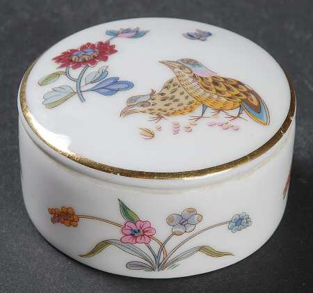 Golden Quail 2" Round Box & Lid
