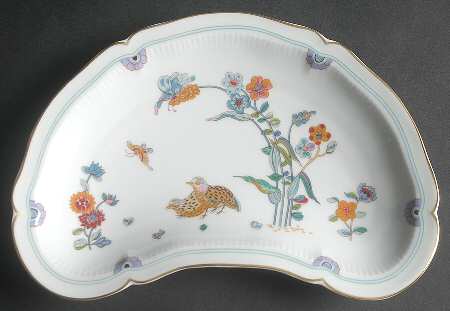 Golden Quail Crescent Salad Plate