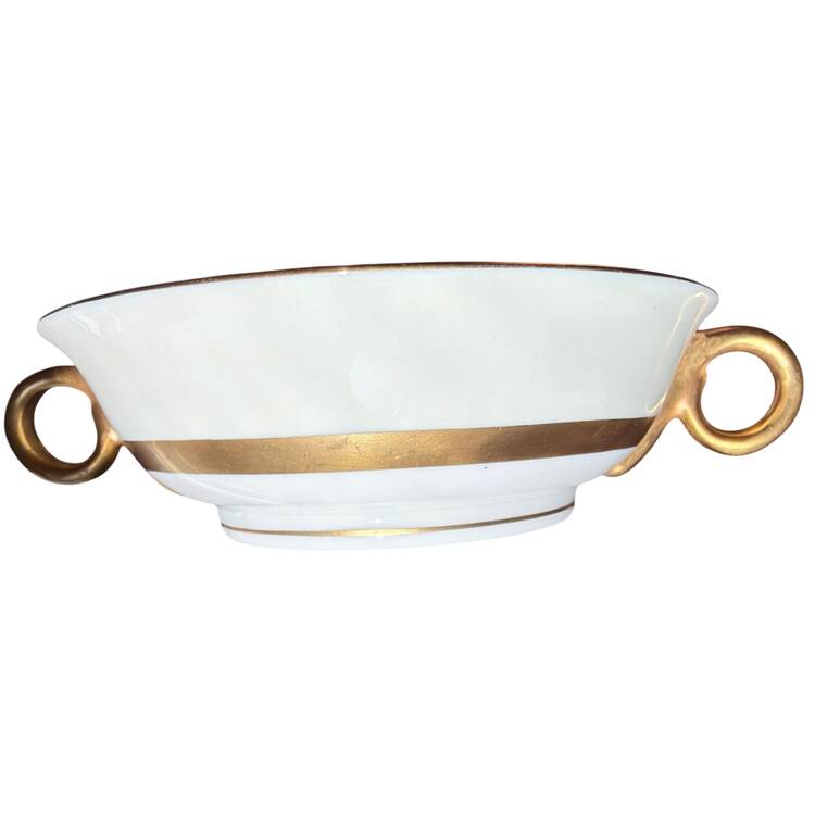 Gotham Footed Cream Soup Bowl