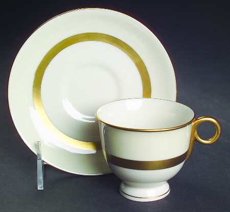 Gotham Footed Demitasse Cup & Saucer Set