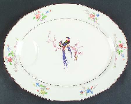 Granville 14" Oval Serving Platter by Haviland