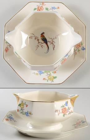 Granville Gravy Boat with Attached Underplate