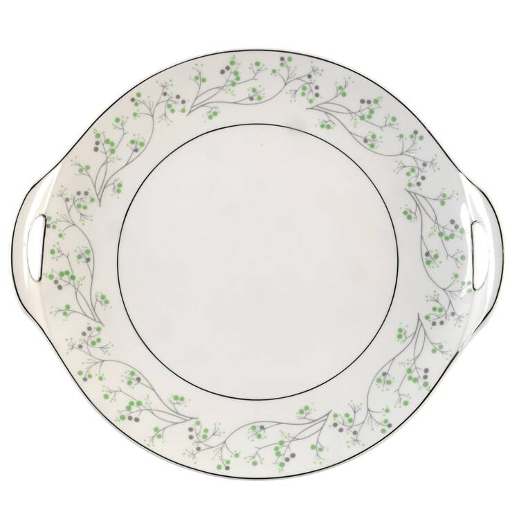 Greenbrier Handled Cake Plate