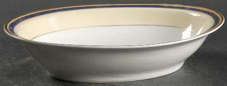 Grecian 9" Oval Vegetable Bowl