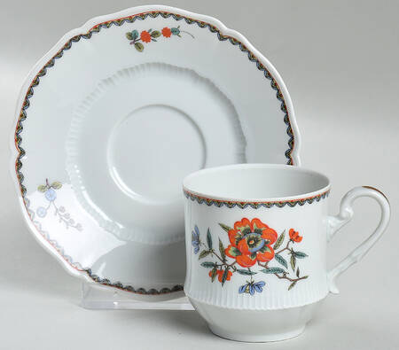 Grenada Flat Demitasse Cup & Saucer Set