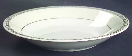 Greek Key Coupe Soup Bowl