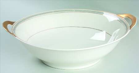 Greek Key 10" Round Vegetable Bowl