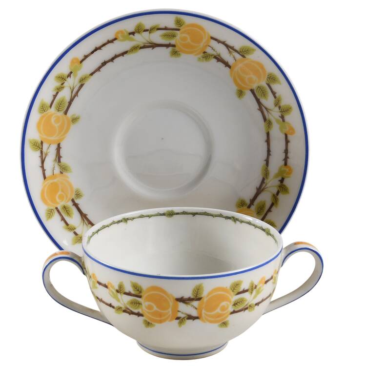 H133 Flat Bouillon Cup & Saucer