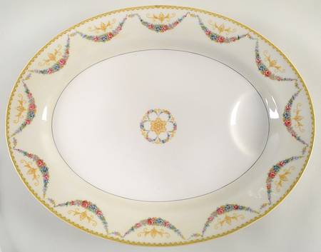 H14 15" Oval Serving Platter