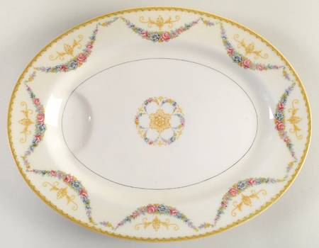 H14 11" Oval Serving Platter