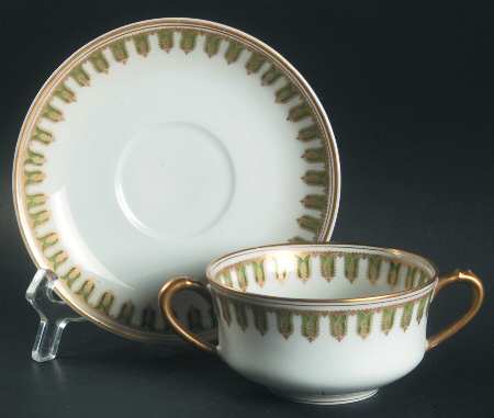 H148 Flat Bouillon Cup & Saucer