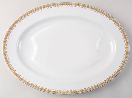 H152 18" Oval Serving Platter