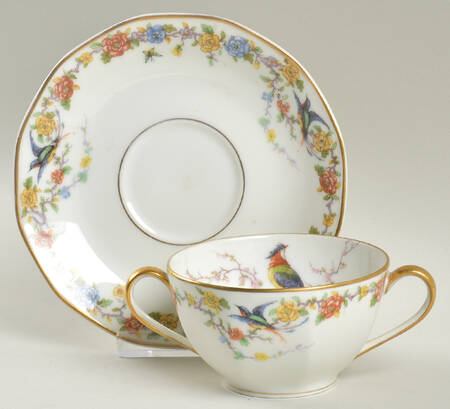 H159 Flat Bouillon Cup & Saucer