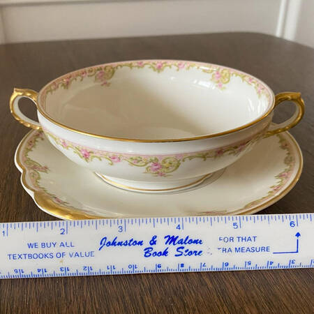 H18 Cream Soup Bowl & Saucer Set