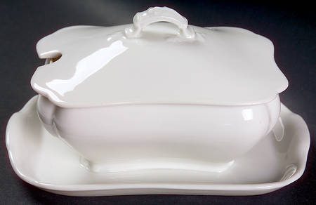 H20 Gravy Boat w/Attached Underplate & Lid