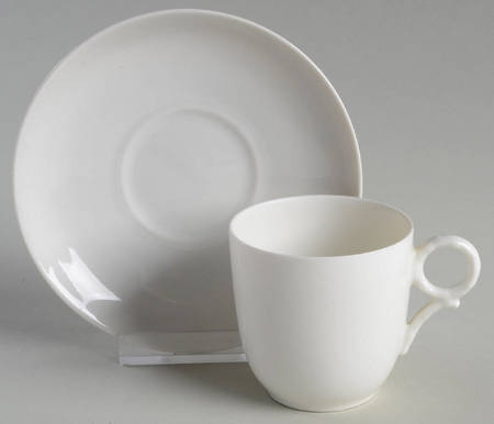 H20 Flat Demitasse Cup & Saucer Set