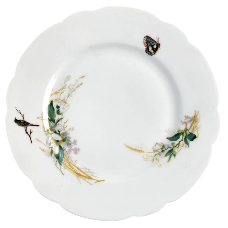 Meadow Visitors (Blank 4, No Trim) Luncheon Plate