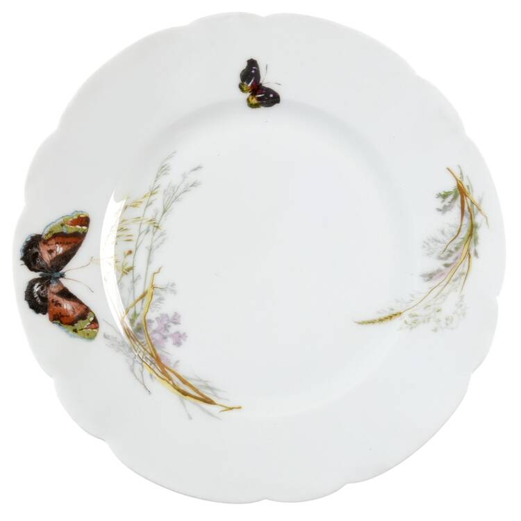 Meadow Visitors (Blank 4, No Trim) Luncheon Plate
