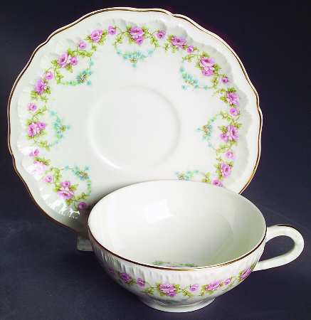 Schleiger 877-1 Flat Cup & Saucer Set