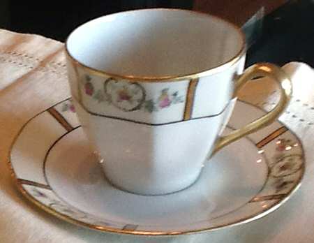 H306 Flat Demitasse Cup & Saucer Set