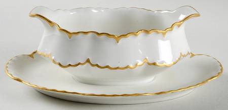 21276 Gravy Boat with Attached Underplate