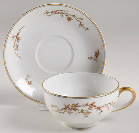 H327 Flat Cup & Saucer Set