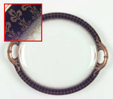 H373 Handled Cake Plate