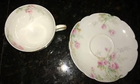 Schleiger 311-3 Flat Cup & Saucer Set