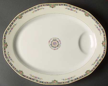 H483 15" Oval Serving Platter