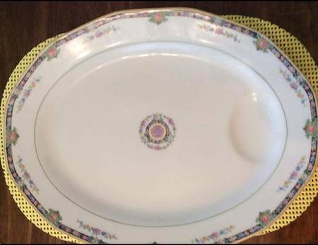 H483 12" Oval Serving Platter