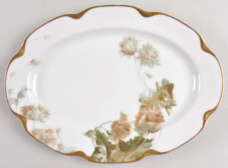 Flowers and Seeds (Blank 19) 11" Oval Serving Platter