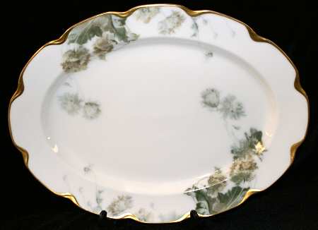 Flowers and Seeds (Blank 19) 14" Oval Serving Platter