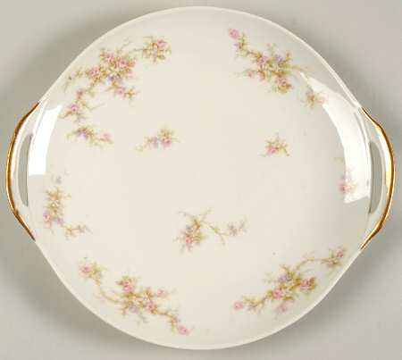 H504 Handled Cake Plate